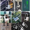 Tumecos Padlock, Password Lock, Dial, Numbered Lock, Security Gear Lock,