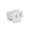 Holiday Lighting Outlet Female White in Line Pass Through Slip
