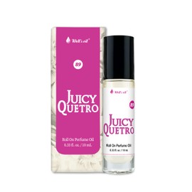 Well's Oil Roll-On Perfume Oil (Juicy Quetro) | Long-Lasting | Paraben-Free | 0.33 Fl Oz / 10 ml