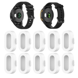 FanTEK 10pcs Anti-dust Plugs for Garmin Fenix 8/7/7S/7X 5/5S/5X Plus/6S 6 6X Silicone Charger Port Protector, Compatible for Garmin Venu 2/Vivoactive 3/4/Instinct 2/Forerunner 935/45S/245/945