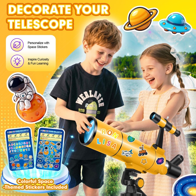 MEEZAA Telescope for Adults & Kids, 80mm Aperture 500mm Refractor