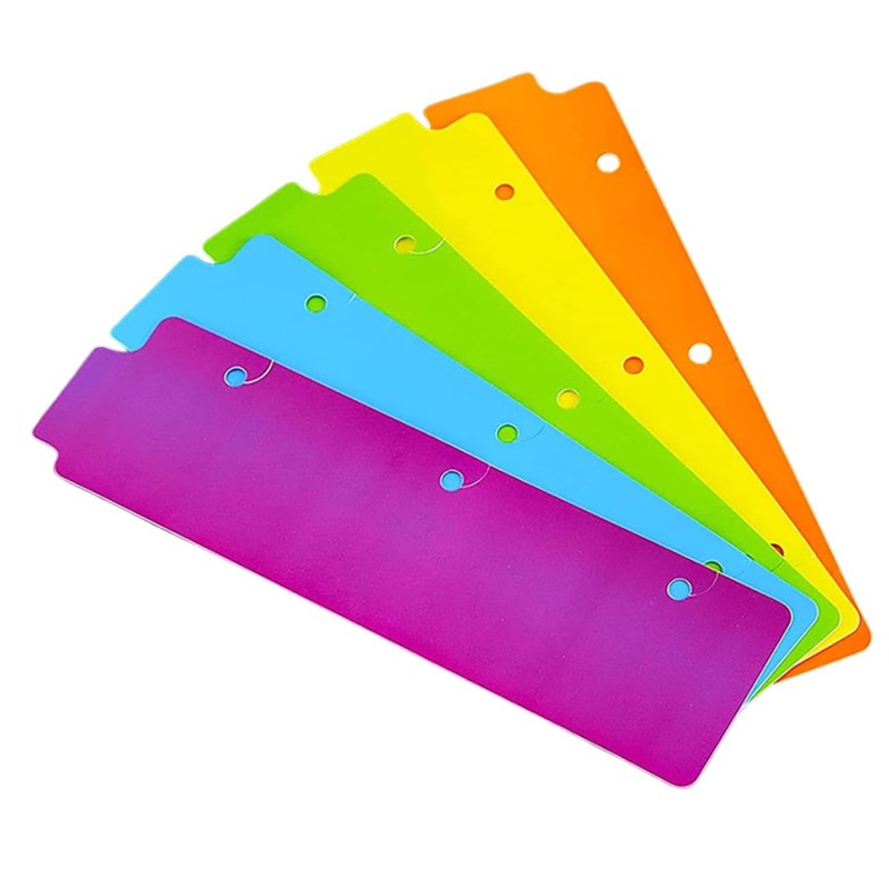 Operitacx Pack of 10 Notepad Dividers Index Cards Dividers Perforated