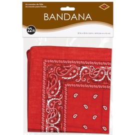 Red Bandana Party Accessory (1 count)