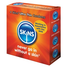 Skins Ultra Thin Ultradünne Kondome, 4er Pack