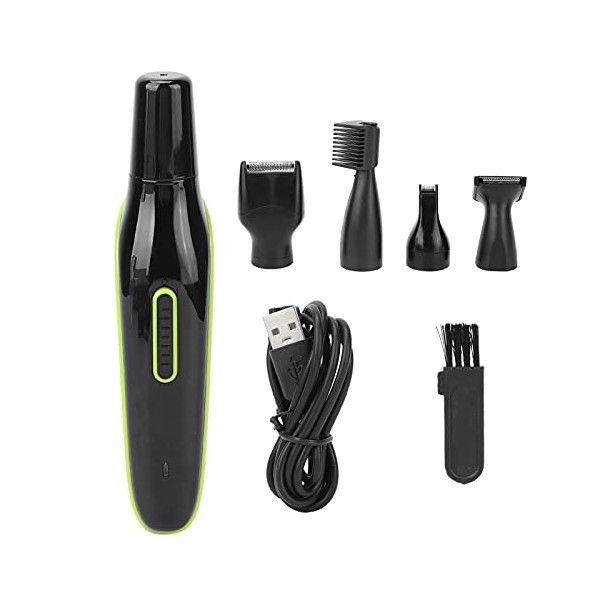 Nose Hair Trimmer Set,USB 5 in 1 Electric Facial Ear