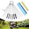 Adefol Cleaning Set for Carburettor, Cleaning Kit, 10 Cleaning Needles,
