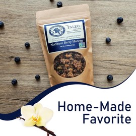 Maple Nut Kitchen Northern Berry Harvest Granola - Blueberries, Walnuts, Seeds, Maple & Vanilla Delight | 3-Pack (The PALEO Collection)
