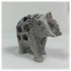 Soapstone Elephant Statuette - 5cm Soapstone Elephant Figurine - Small