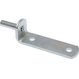 Hardware Essentials 852539 Hinge Gate Pintle (1/2"), Silver (Pack of 5)