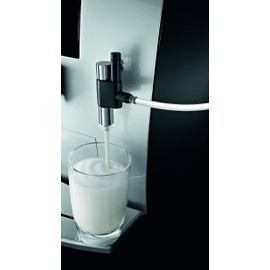 Jura 72166 Feinschaumdüse inklusive Milchsystem-Reiniger 100 ml, Milchschlauch, Milchauslauf und Luftansaugstutzen, Schwarz