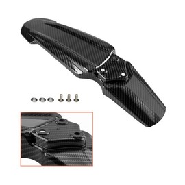JXMOTO Surron Front-Rear Shock-Rear Fender Set Imitation Carbon Fiber Motorcycle Electric Dirt Bike Off-Road Shock Absorber Mudguard Fender Mud Guard for Light Bee Sur Ron S/X Segway X160 / X260