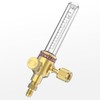 YESWELDER Nitrogen Flow Meter 1/4" SAE Flare Inlet 0-70SCFH 50PSI