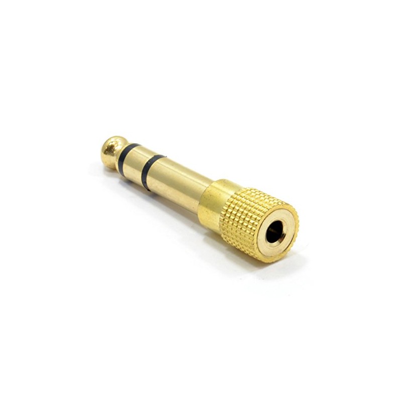 kenable 3.5mm Stereo Jack Socket to 6.35mm Stereo Male Plug