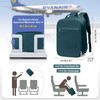 WEPLAN Cabin Bags for Ryanair 40x20x25 Underseat Travel Backpack for