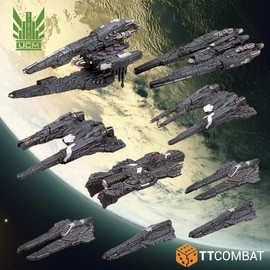 Dropfleet Commander TTCombat UCM Light Ships TTDFX-UCM-021