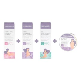 Kit Antiestrias Mom To Mom Etapa A Y B + Gel Postparto Rosa Mosqueta | Centella Asiática Y Y Aceite De Almendras Dulces
