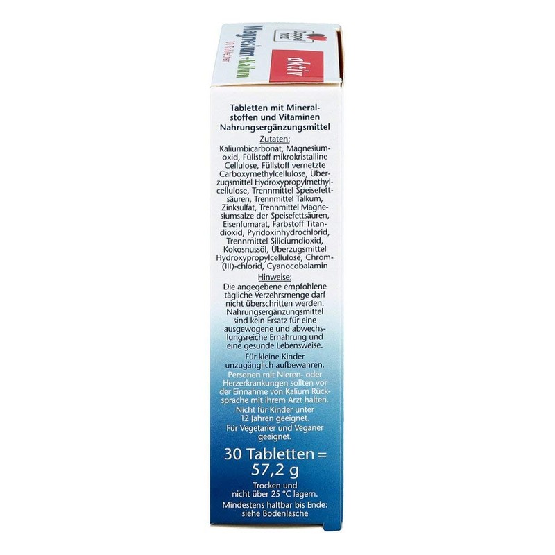 Doppelherz Magnesium + Potassium 400 - For Normal Muscle Function