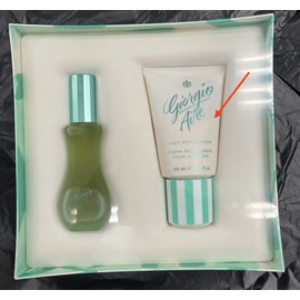 Giorgio Aire Beverly Hills 1.7 oz EDT SPRY 2 Pieces Set Sealed VINTAGE DMG BOX