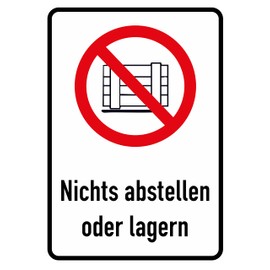 Daged Do not store or store sticker, 23 x 16 cm, sign ISO 7010 - P023 sticker T-165