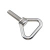 Mewutal 4pcs M10×33mm Triangular Ring Eye Bolts Stainless Steel Lifting
