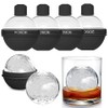 Moldes de silicona para bola de hielo, juego de 4