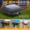 KEENZO Solar Gutter Lights - Bright Solar Powered led Fence
