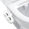 GAOMON Bidet Toilet Seat Attachment - Self-Cleaning, Dual Nozzle, Non-Electric