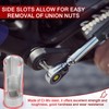 ROADGIVE 9 PCS Flare Nut Socket Set, (10-22mm) Diesel Injector