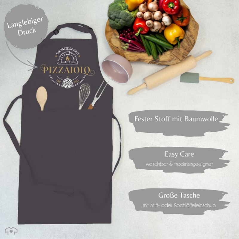 Shirtracer - Apron - Pizza Apron - Men - Pizzaiolo
