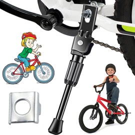 dcas Bicycle Stand 14 Inch Children, Non-Slip Stable Bicycle Stand, Side Stand, Bicycle Stand, Aluminium Alloy Bicycle Stand, Stable Bicycle Stand for Mountain Bike, for Road Bike and Folding Bike