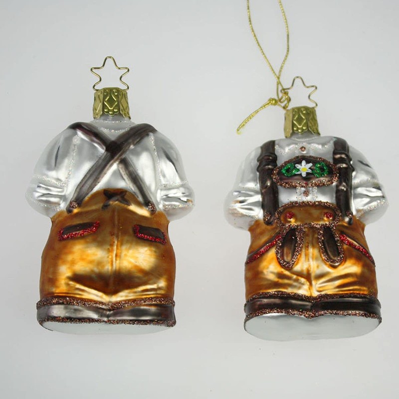 Inge Glas Christmas Tree Decoration Lederhosen Wiesn Gaudi