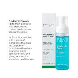 Reve Dermatologique | Oxideric Foamer Forte - Espuma Facial Dermolimpiadora Anti imperfecciones - Limpieza profunda – 200 ml