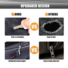 Sresk KRX 1000 Storage Bag, Triangle Truss Storage Bag Accessories UTV Side Cage Roll Bar Tool Pouch Gear Bag For Kawasaki Teryx KRX 1000 2020 2021 2022 2023 Easy to Install (Green Piping)