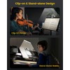 Glocusent 57 LED Super Bright Music Stand Light, Eye Caring