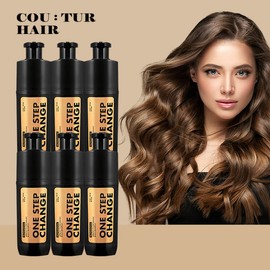 [Latest Award] NEW Couture Hair Miracle Dye Shampoo 6pcs (Choose 1 stylish brown/dark brown/mixed), stylish brown / [최신상] NEW 꾸띄르헤어 미라클 염색샴푸 6개 (멋내기갈색/진갈색/혼합 택1), 멋내기갈색