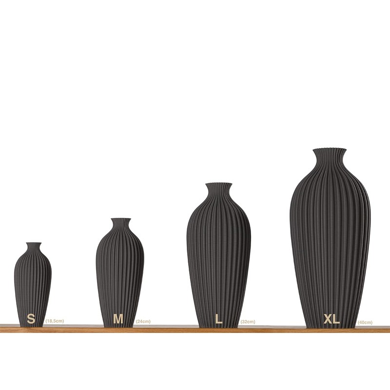 3D Vase Saskia Decorative Vase L 30 cm Floor Vase