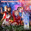 Babuloo Fireworks Bubble Machine, Automatic Bubble Making Machine for Kids