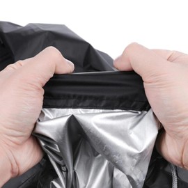 Lawn Mower Tarpaulin Cover Lawn Mower 210D Oxford Waterproof Fabric Garage Cover for Lawn Tractor Dust Protection Weather Protection Cover UV Resistant 193 x 64 x 112 cm