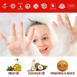 Relaxcation 3 Large Bath Bombs for Kids with Surprise MARIO Toys Inside Made In The USA