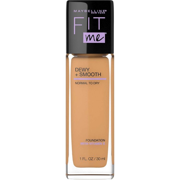 Maybelline New York Fit Me Dewy + Smooth Foundation, 240 Golden Beige, 1 Fl. Oz (Pack of 1) (Packaging May Vary)