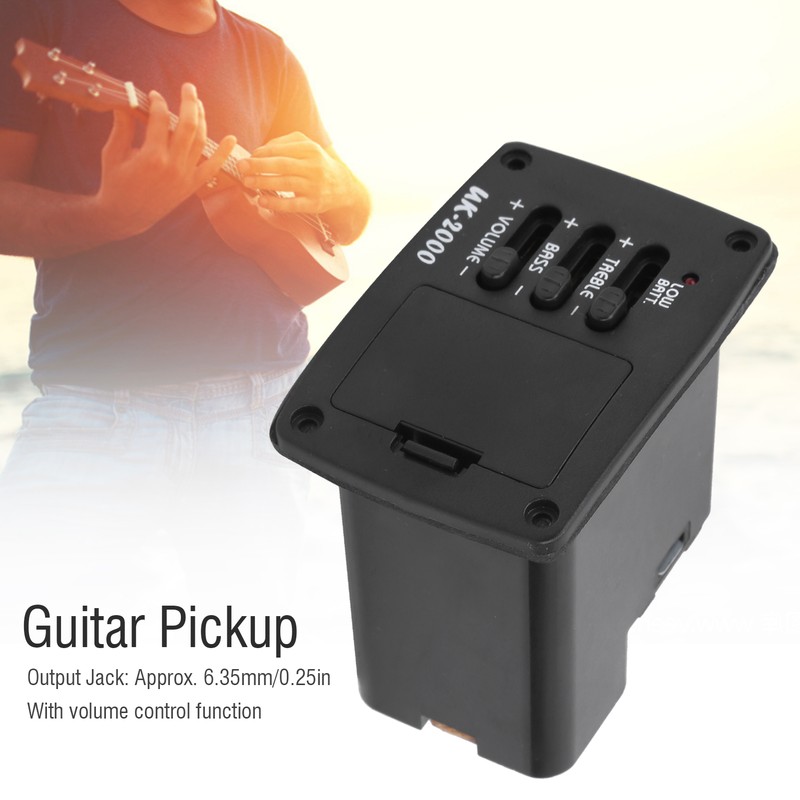 Guitar Pickup Ukulele Sound Pickup ±12dB Equalizer Musical Instruments Supplies