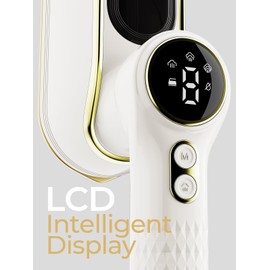 Portable Travel Steamer, 1200W Handheld Fabric Steamer for Clothes, 4 Modes with LCD Display, Powerful Wrinkle Remover for Home & Travel, 150ml Water Tank, 10S Fast Heat-Up, 180° Swivel Handle, Grey