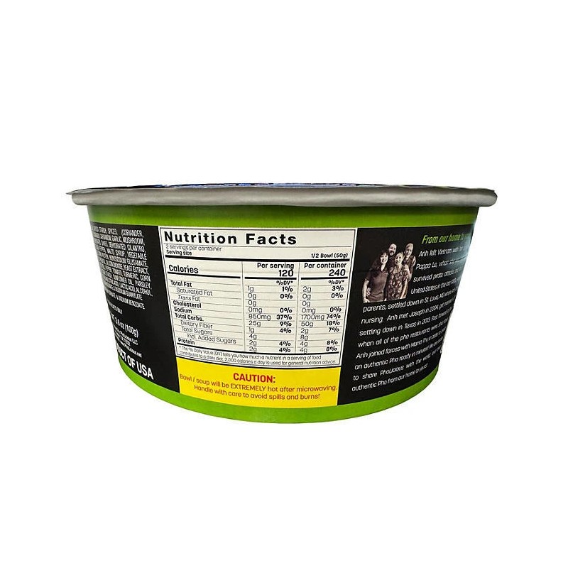 PhoLicious Vegetarian Instant Pho, 3.6 oz., 4 pk.