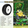 11x4.00-5 Lawn Mower Tires Flat Free, Zero Turn Mower Front