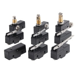 Boxonly 250V Microswitch LXW5-11G2 Limit Switch Quick-Acting Button Microswitch Limit Switch Travel Switch Bakelite 4Pcs