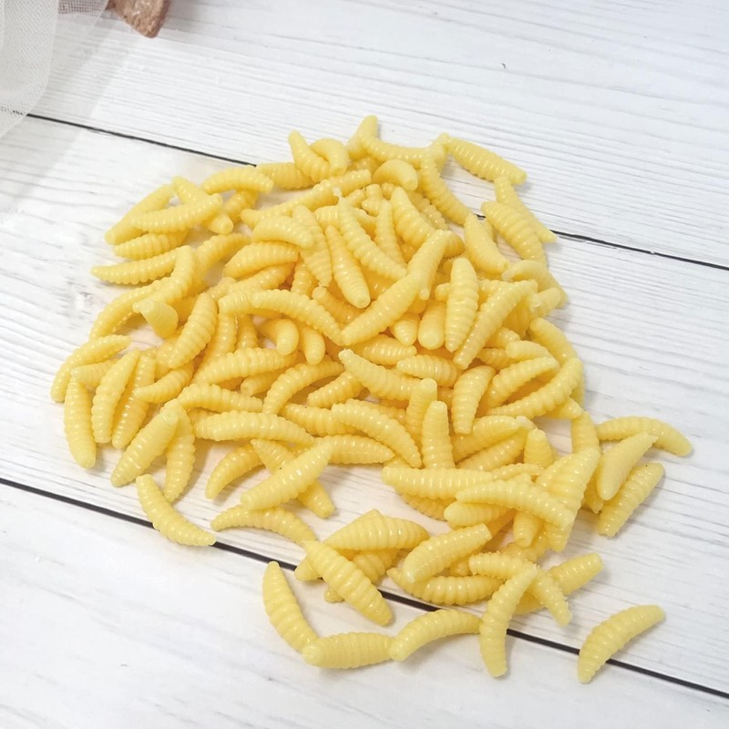 50 Pcs Lifelike Scented Soft Maggots Fishing Lures – 1