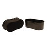 FeetPeople Professional Shine Sponge, Black, 2 Pack
