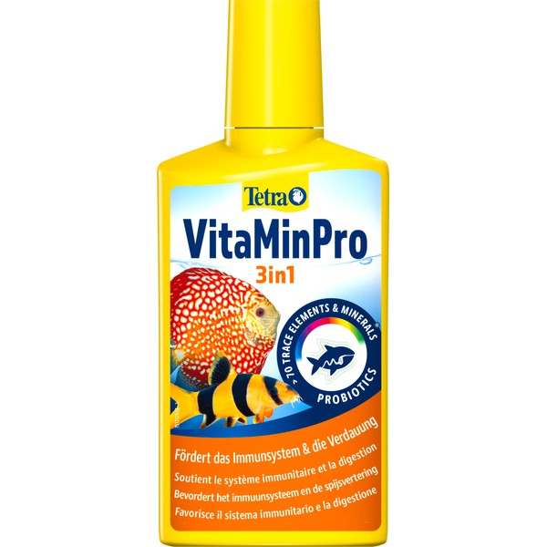 Tetra VitaMinPro 3-in-1 Probiotic Water Treatment for Improving Living Conditions,