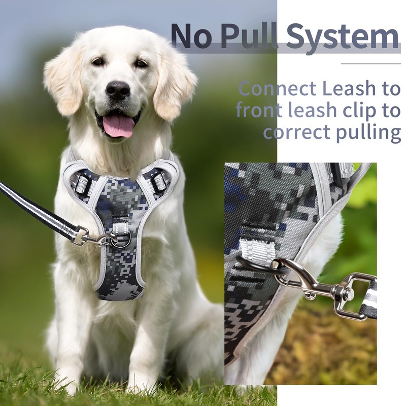 HEELE Dog Harness for Small Medium Large Dogs No Pull