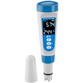 AGT EC Meter: Digital 4-in-1 Water Quality Meter, LCD Display, IP55 (pH, pH Value, Meter)